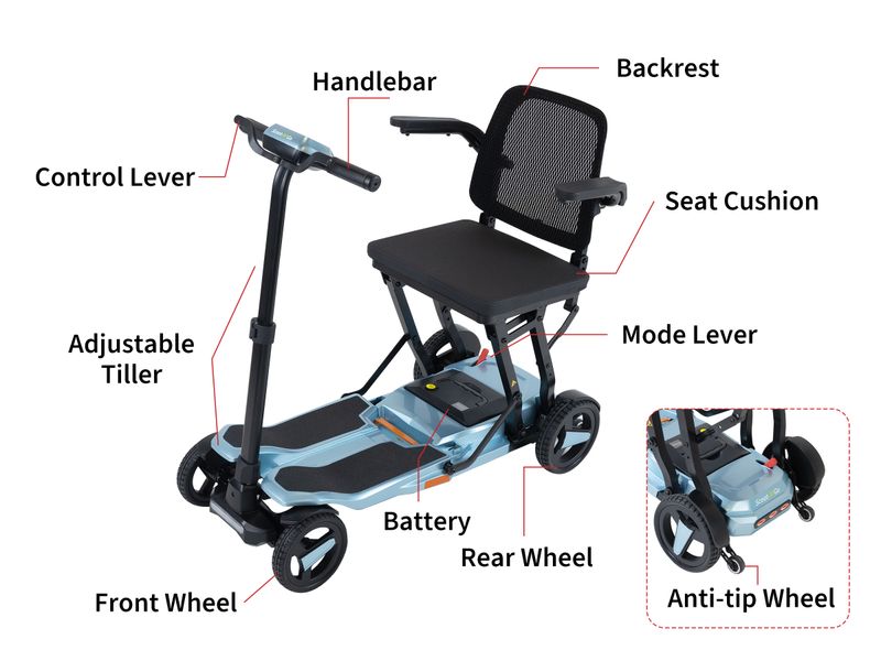 Voyager Folding Scooter