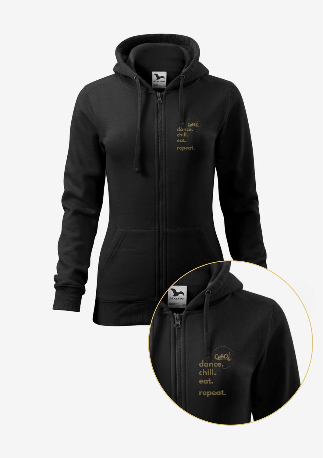 CUBOS ZIPPER HOODIE
