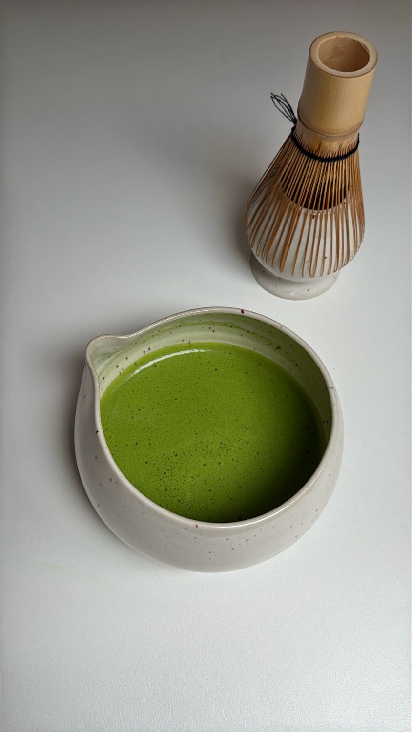 &quot;VANILLA GLAZE&quot; MATCHA PREPARATION SET: HACHIKO X TIDE OF GLAZE