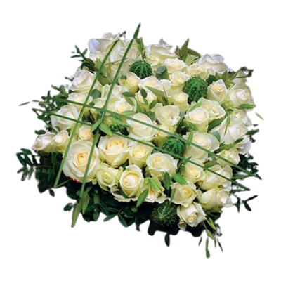 Coussins carrés et goutte