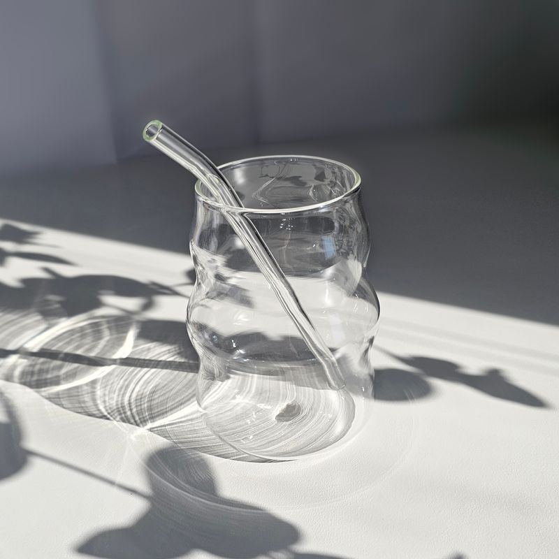 Wobble Glass and Straw (Single)