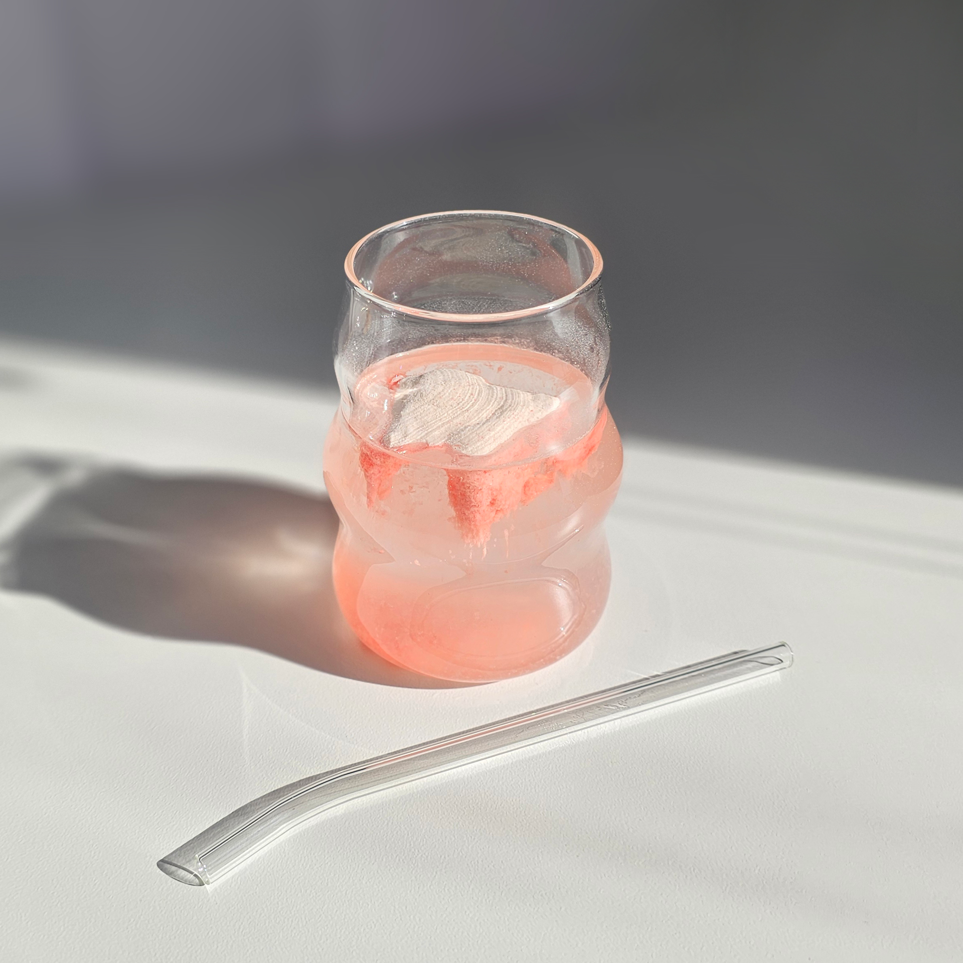 Wobble Glass and Straw (Single)