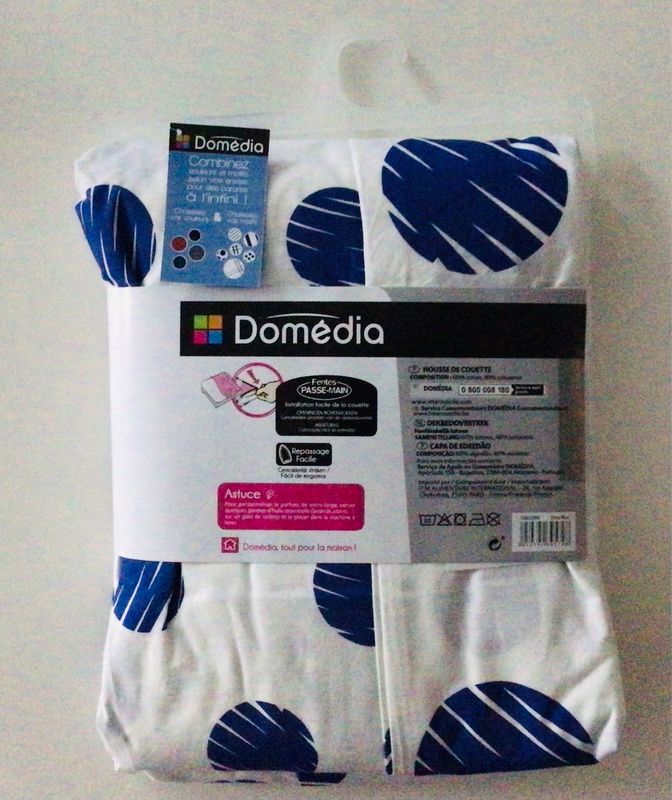 Housse de couette Domèdia - Élégance et confort pour votre chambre !