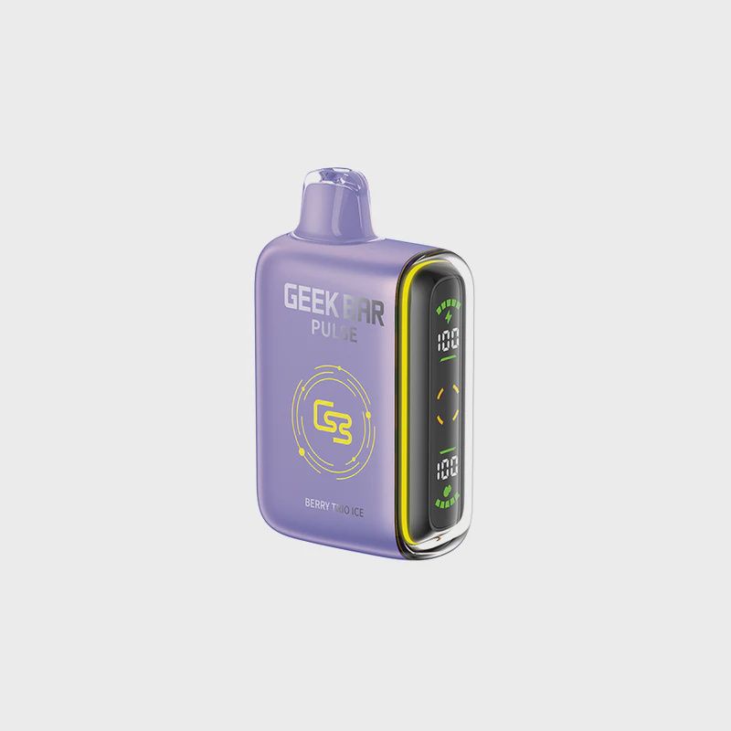 Geek Bar Pulse, Flavor: Berry Trio Ice, Nicotine: 20mg, Size: 9000