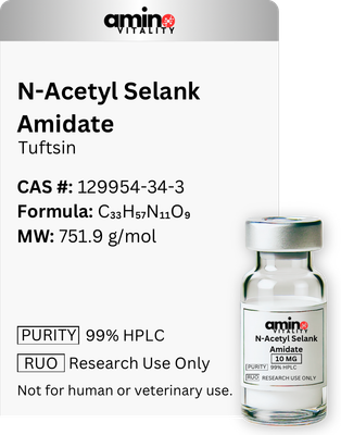 N-Acetyl SELANK Amidate 10 mg