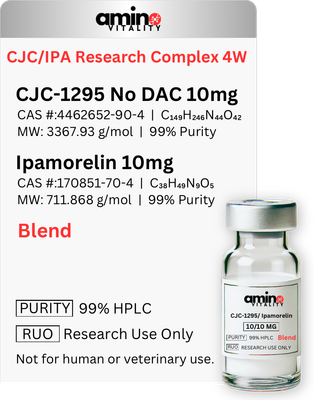 CJC/IPA Research Complex 4W 20 MG - (1) CJC-1295 Without DAC / Ipamorelin 20 MG Blend
