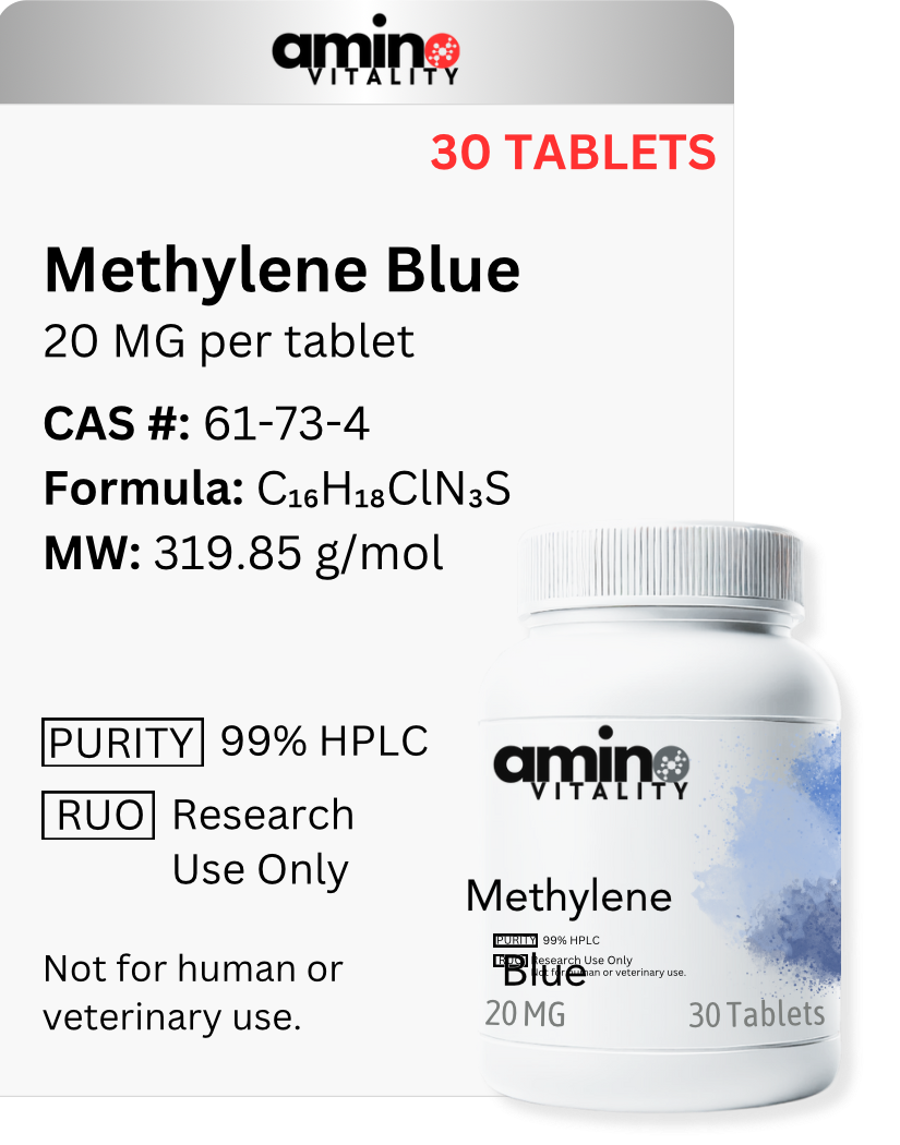 Methylene Blue 20mg x 30 Tablets