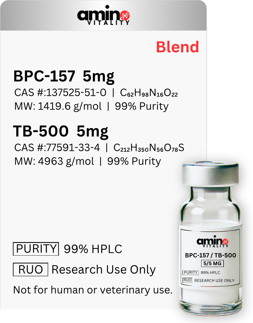 BPC-157 / TB-500 BLEND - 10 MG TOTAL
