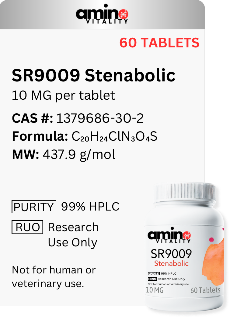 SR-9009 - Stenabolic 10 mg x 60 Tablets, 600 mg Total