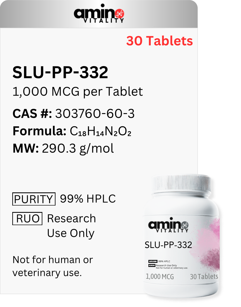 SLU-PP-332 1,000mcg x 30 Tablets