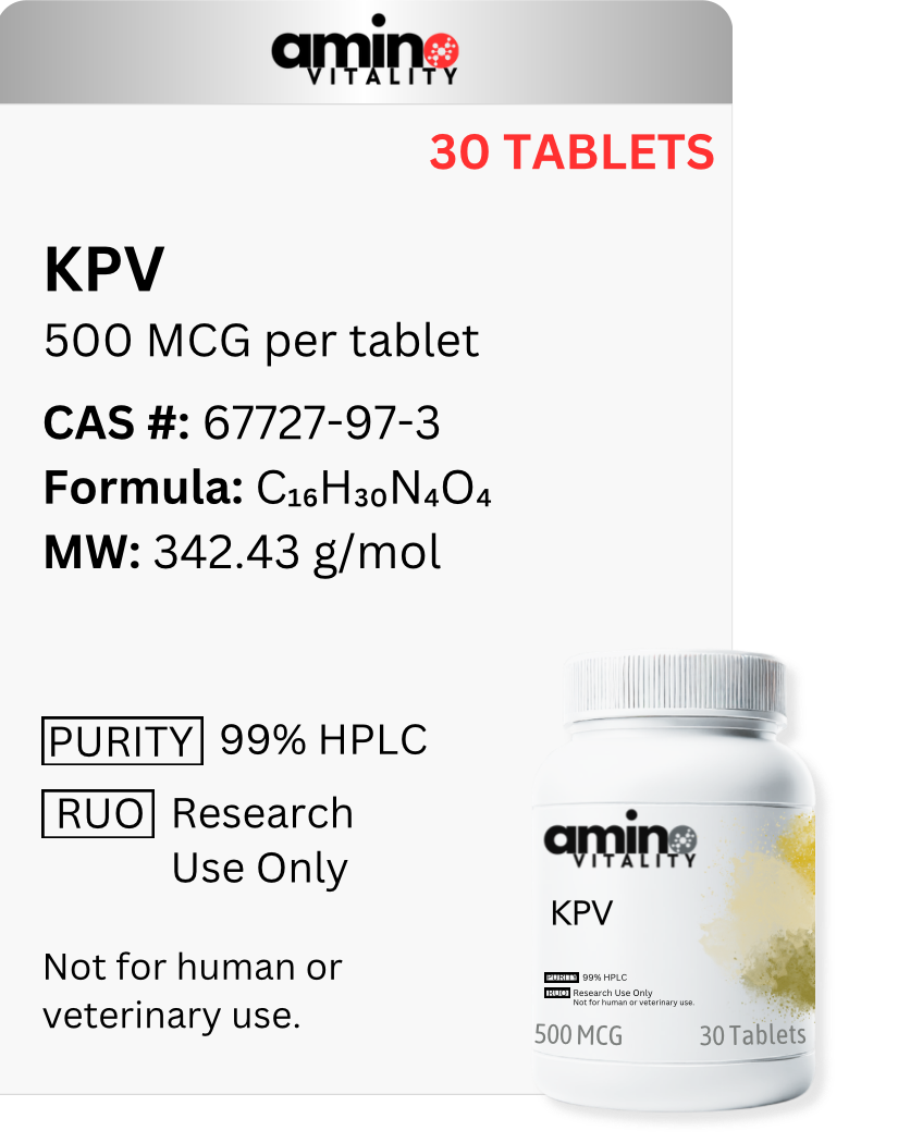 KPV 500mcg x 30 Tablets