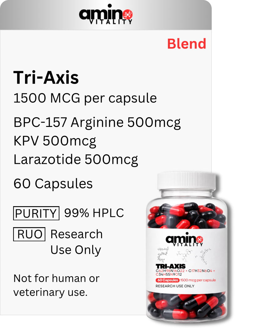 Tri-Axis - BPC-157 + KPV + Larazotide - 1500 mcg