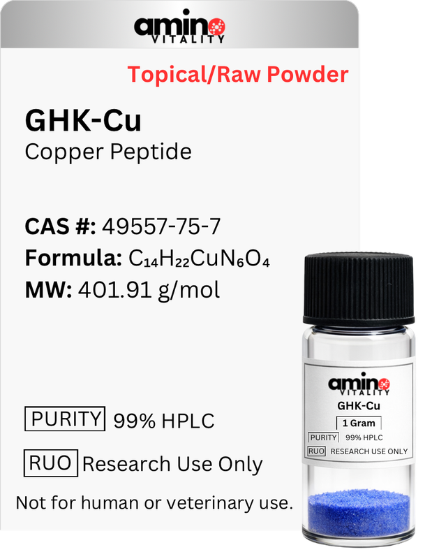 GHK-Cu Raw Powder 1 Gram
