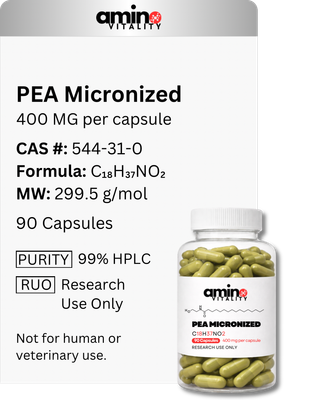 PEA Micronized 400 mg (Palmitoylethanolamide)