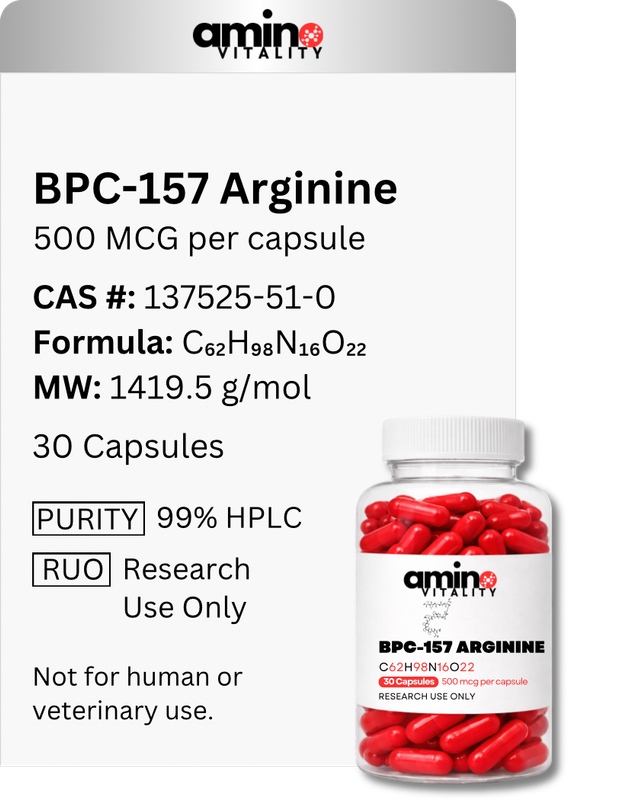 BPC-157 Arginine 500 mcg