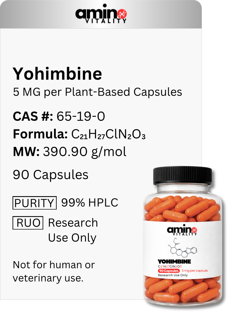 Yohimbine 5 mg (Plant-Based Capsules)