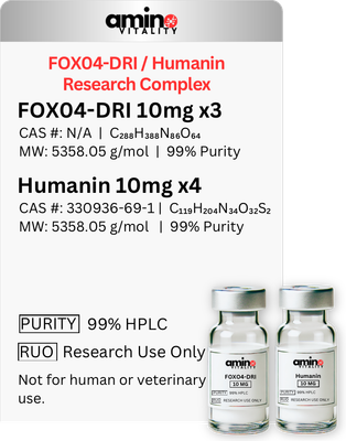 FOXO4-DRI 10 mg + Humanin 10 mg