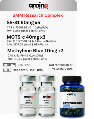 SMM Research Complex - SS-31, MOTS-c, Methylene Blue