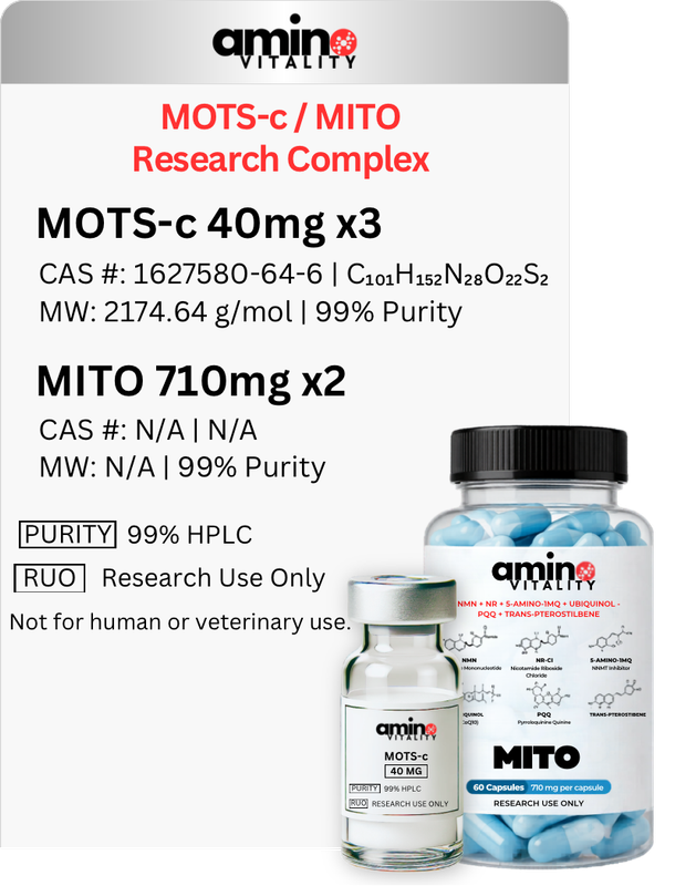 MOTS-C 40 mg + MITO 710mg