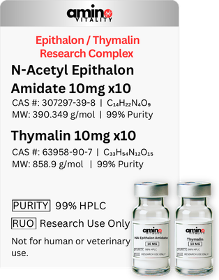 N-Acetyl EPITHALON Amidate 10 mg + Thymalin 10 mg
