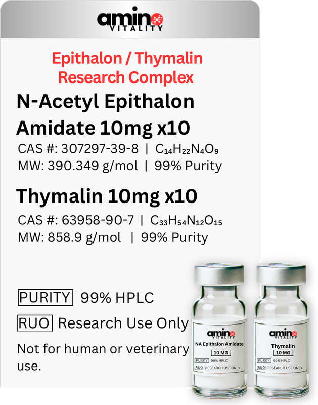 N-Acetyl EPITHALON Amidate 10 mg + Thymalin 10 mg