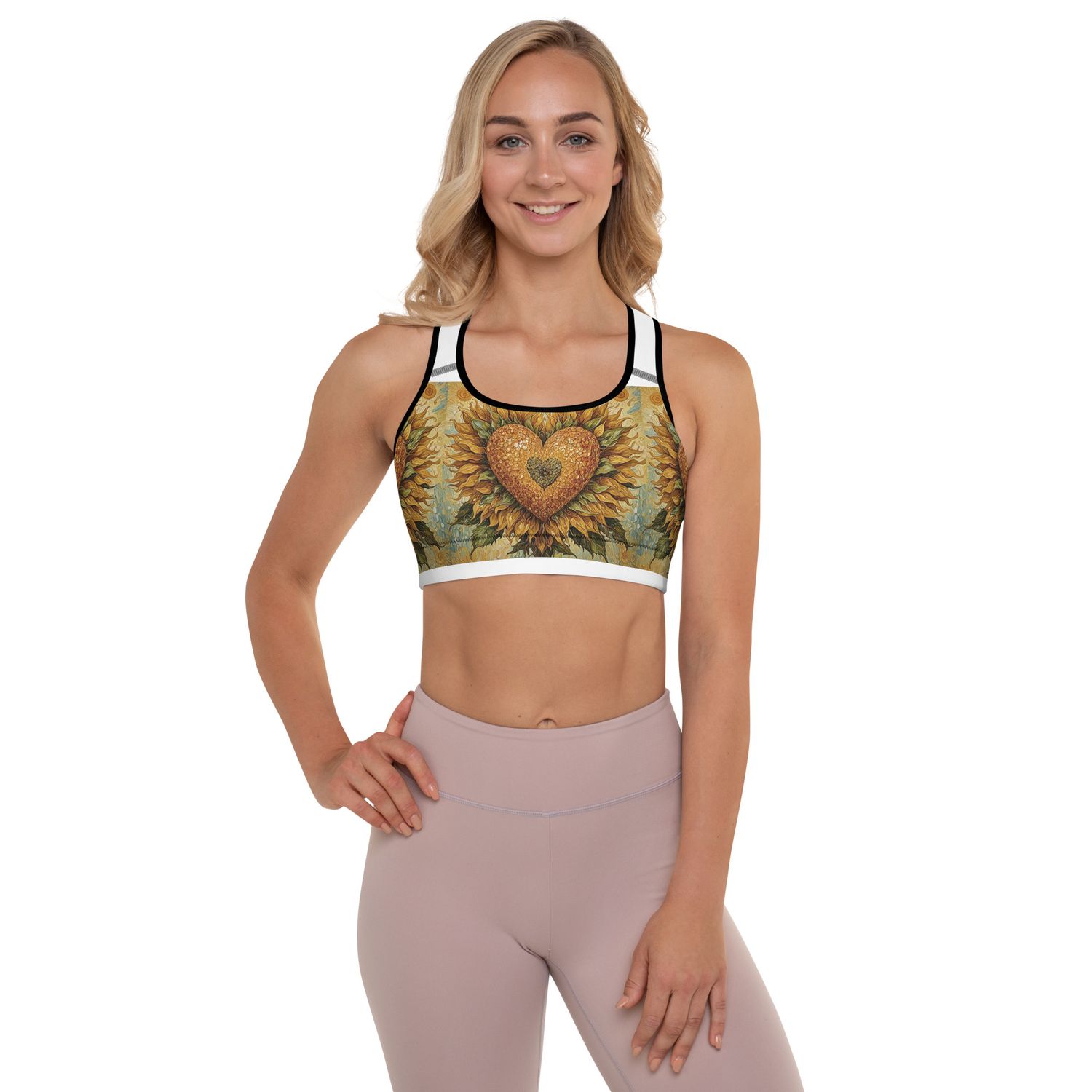 iHeARTe Wellness Padded Sports Bra