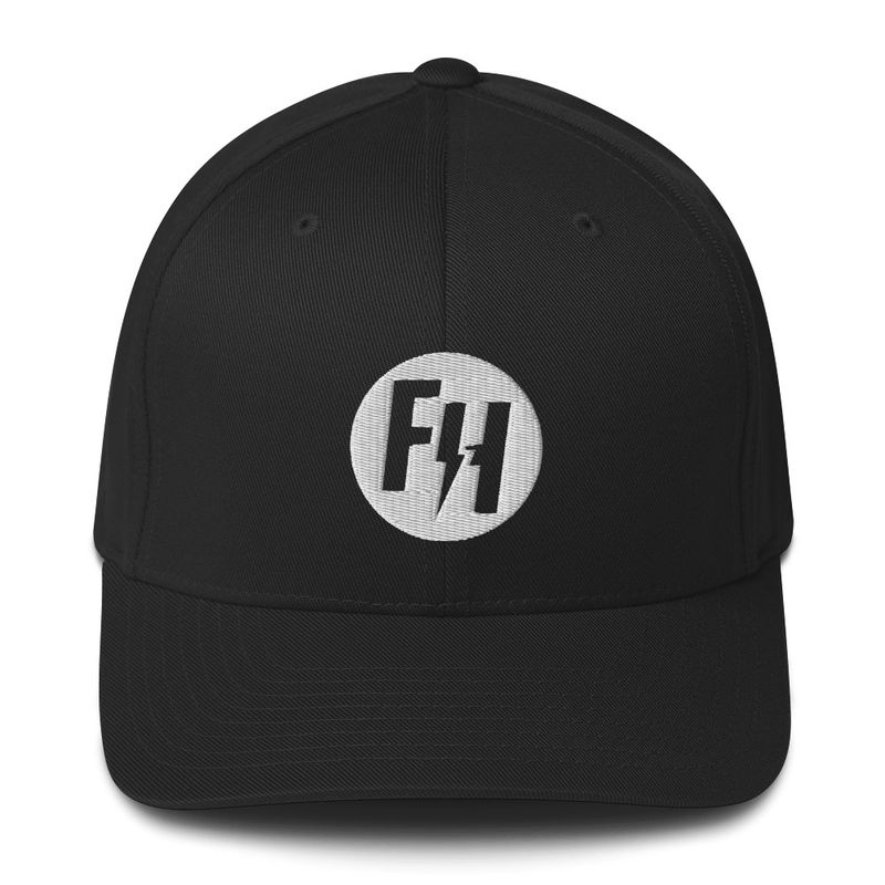Fighters Heritage &quot;Logo Mark&quot; Flex-Fit Hat-Black