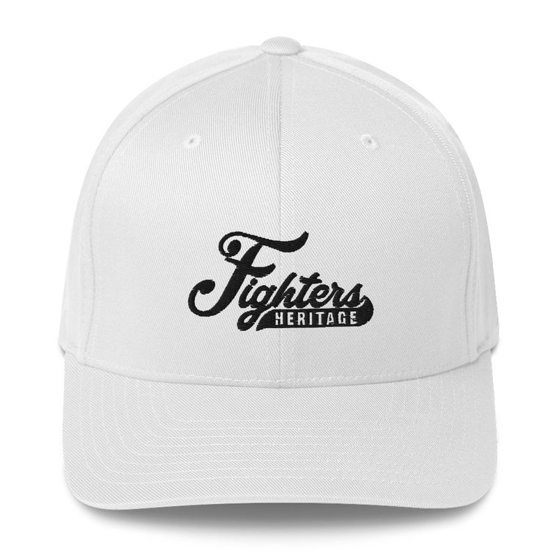 Fighters Heritage &quot;Script&quot; Flex-Fit Hat-White