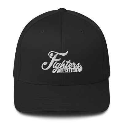 Fighters Heritage &quot;Script&quot; Flex-Fit Hat-Black
