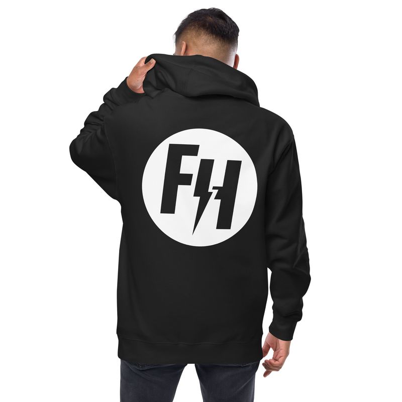 Fighters Heritage &quot;Script&quot; Unisex Midweight Zip Up Hoodie