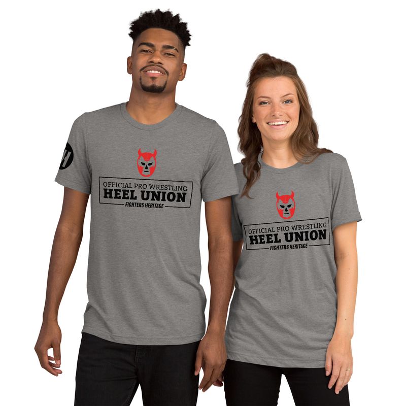 Fighters Heritage &quot;Official Pro-Wrestling Heel Union&quot; Unisex Short Sleeve T-shirt