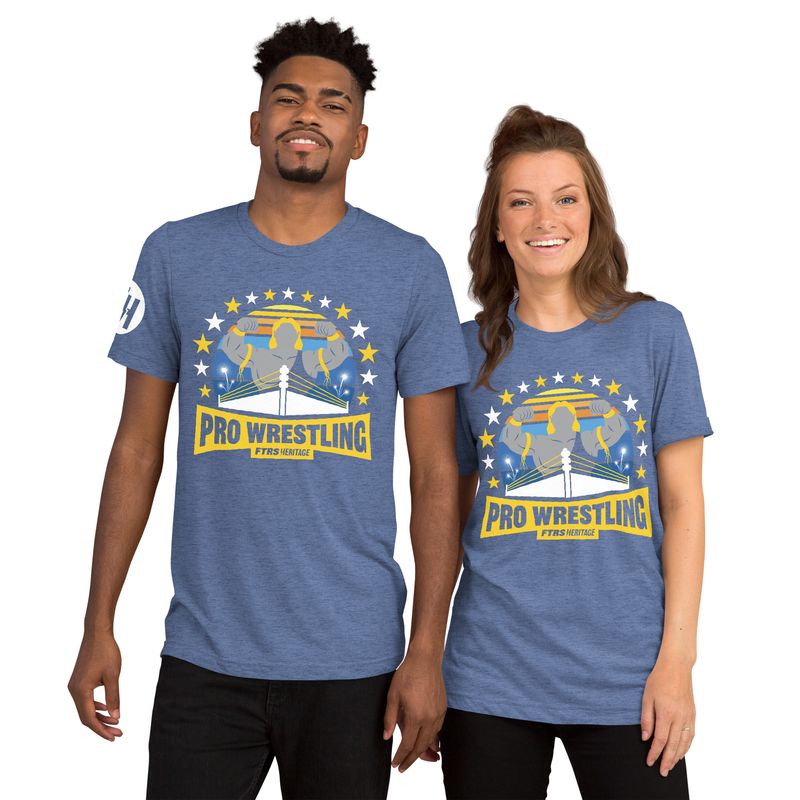 Fighters Heritage &quot;Pro-Wrestling&quot; Unisex Short Sleeve T-shirt