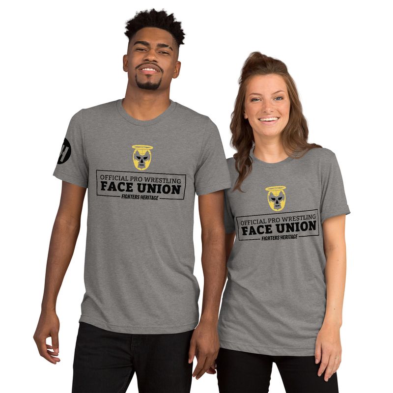 Fighters Heritage &quot;Official Pro-Wrestling Face Union&quot; Unisex Short Sleeve T-shirt