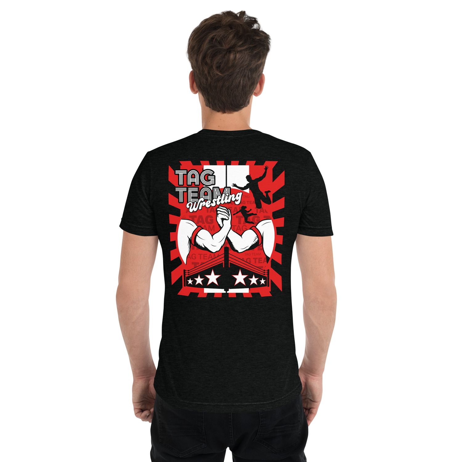 Fighters Heritage &quot;Tag Team Wrestling&quot; Unisex Short Sleeve T-shirt
