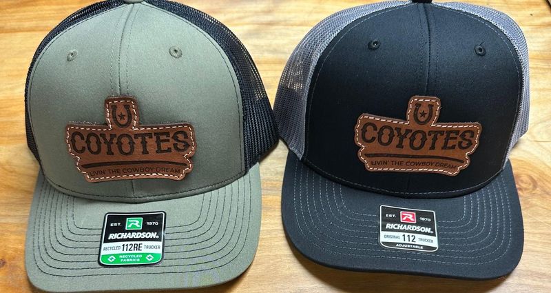 COYOTES HAT LEATHER PATCH