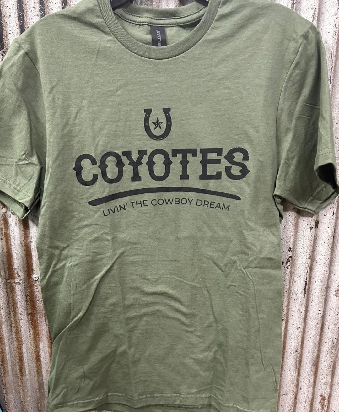 COYOTES TEE- OLIVE
