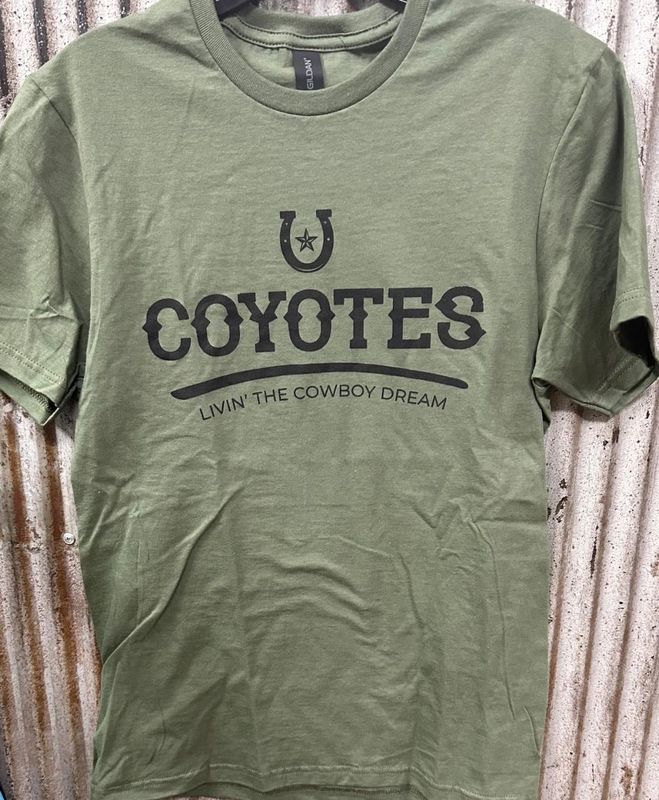 COYOTES TEE- OLIVE