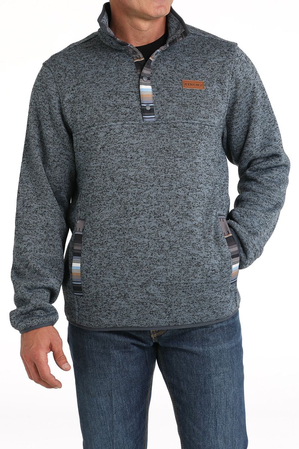 MWK1534006 MNS PULLOVER BLUE