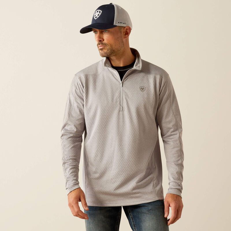 10055066 MNS HEX FLEECE 1/2 ZP