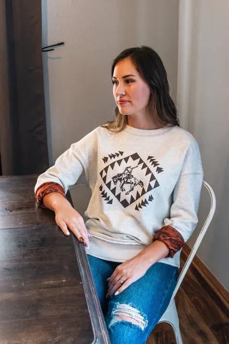 Reversible Bronc Sweatshirt