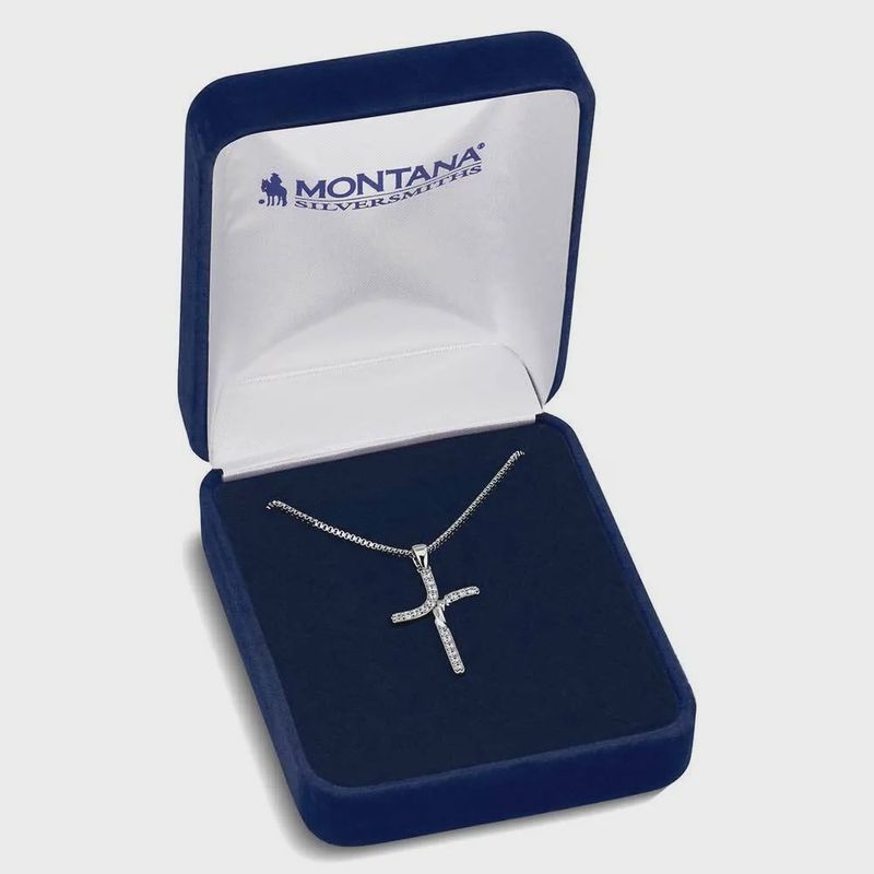 NC6228 Bend But Don&#39;t Break Cross Necklace