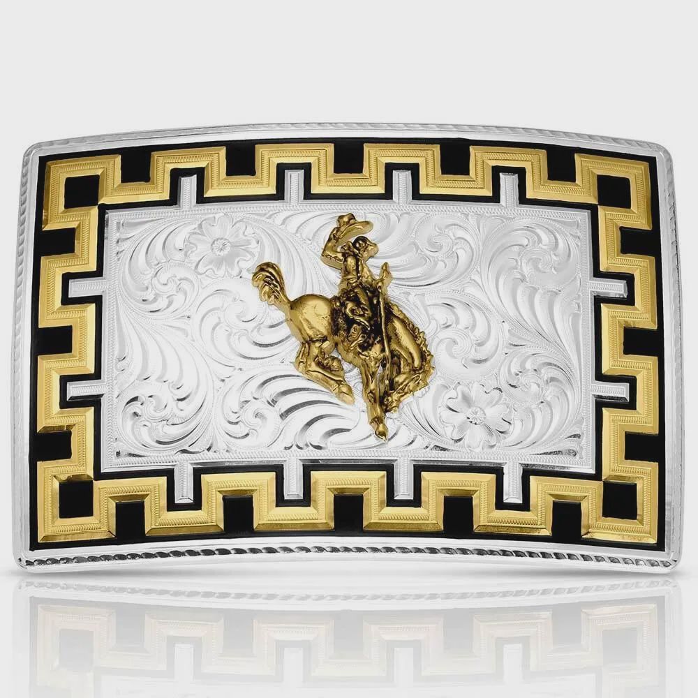 Honor and Grit Buckle with Ranch Bronc 55510-593