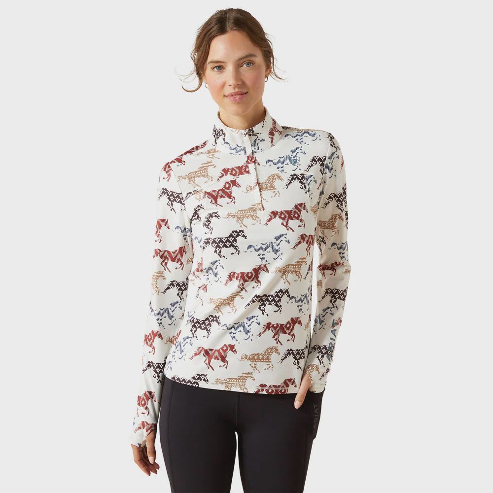 10062629 WMS 1/4 ZIP HORSE