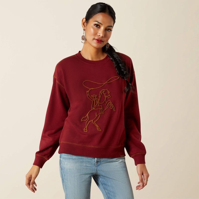 10062799 WMS LASSO SWTSHIRT