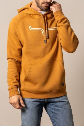 OUTLIER / BROWN HOODIE, Colour: WW BROWN, SIZE: M