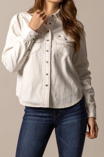 JANE-TOP-PRISTINE, Colour: PRISTINE, SIZE: L