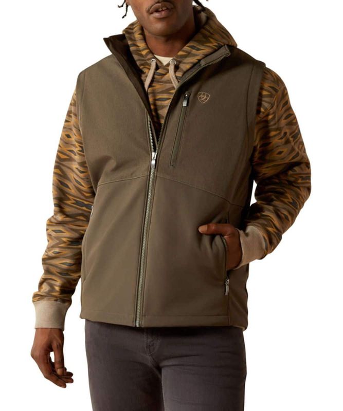 10062591 MNS LOGO SOFTSHELL VEST