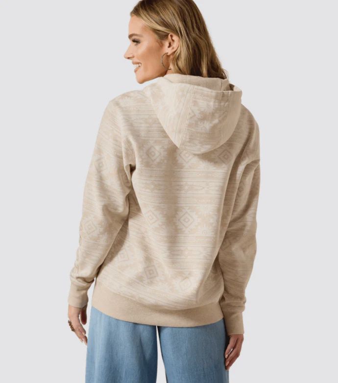 10071409 WMS KHAKI HEATHER SOUTHWEST PRINT