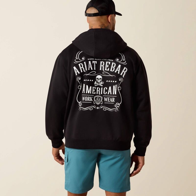 10071334 REBAR FULL ZIP HOODIE
