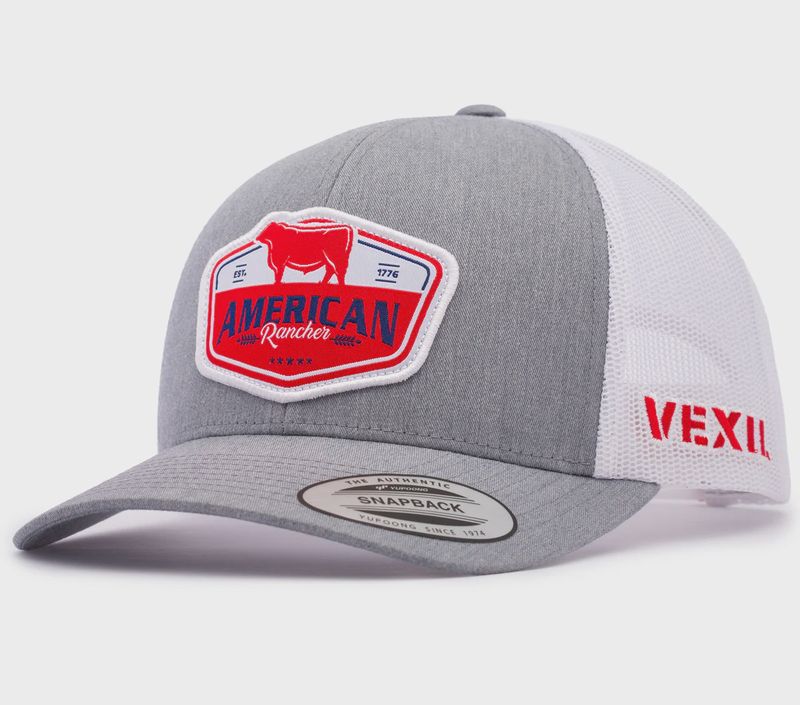 VEXIL AMERICAN RANCHER 1776 HEATHER GREY / WHITE MES